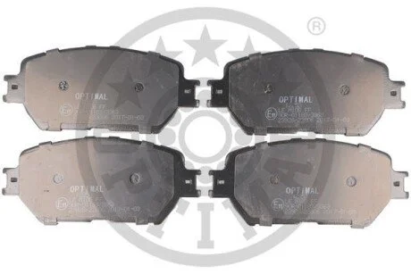 Гальмівні колодки дискові для OPTIMAL BP-12253 фото товару