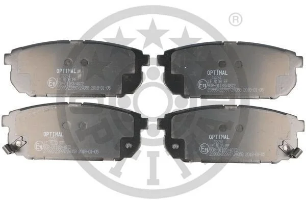 <strong>Гальмівні колодки дискові OPTIMAL BP-12261 (фото 1)</strong>