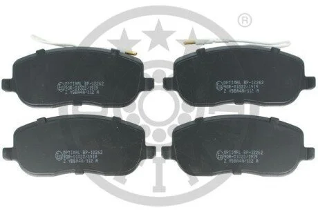 Гальмівні колодки дискові для Citroen, Lancia, Fiat, Peugeot OPTIMAL BP-12262 фото товару