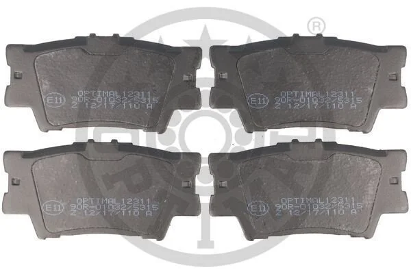 <strong>Гальмівні колодки дискові OPTIMAL BP-12311 (фото 1)</strong>