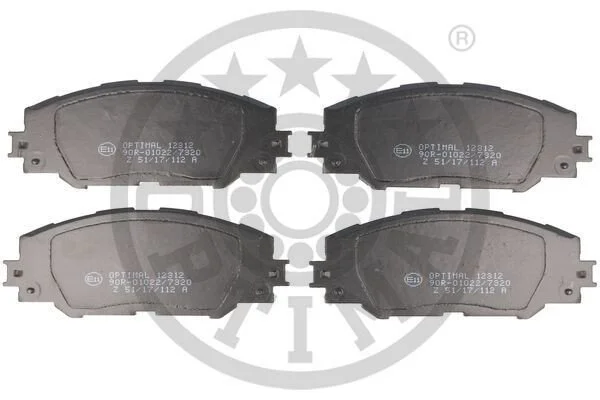 <strong>Гальмівні колодки дискові OPTIMAL BP-12312 (фото 1)</strong>