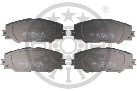 Гальмівні колодки дискові для Toyota OPTIMAL BP-12312 фото товару