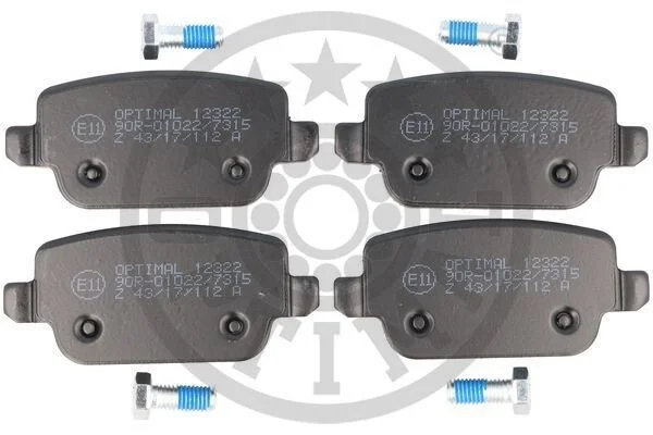 <strong>Гальмівні колодки дискові OPTIMAL BP-12322 (фото 1)</strong>