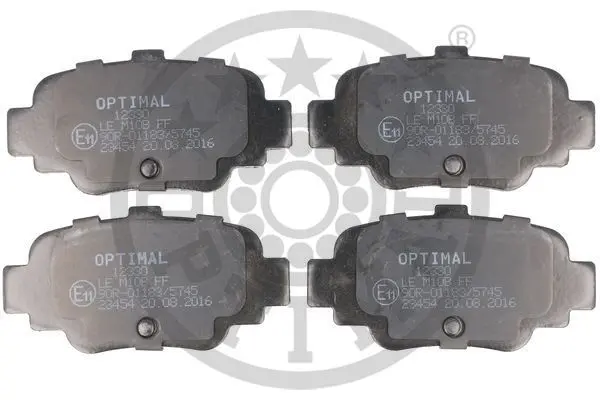 <strong>Гальмівні колодки дискові OPTIMAL BP-12330 (фото 1)</strong>