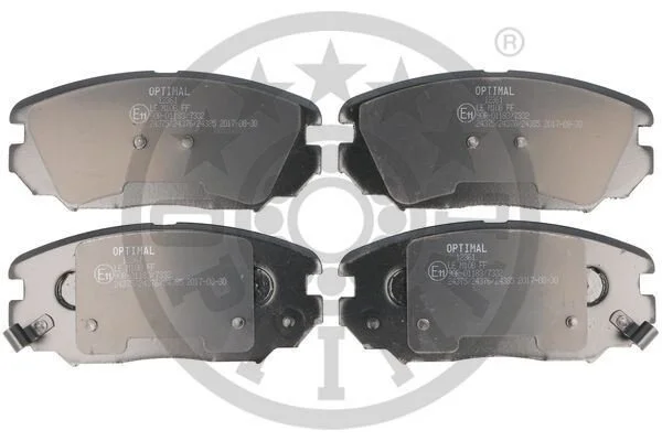 <strong>Гальмівні колодки дискові OPTIMAL BP-12361 (фото 1)</strong>