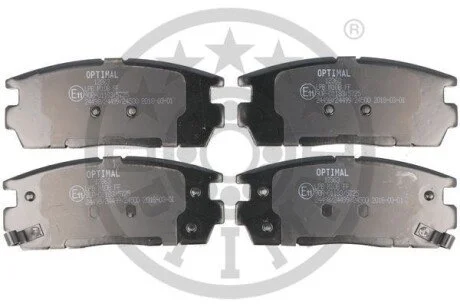 Гальмівні колодки дискові для OPTIMAL BP-12363 фото товару