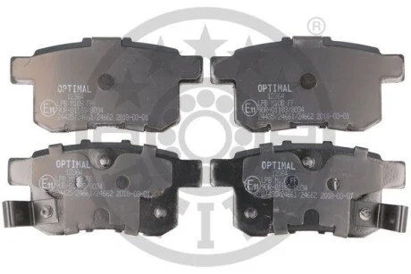 Гальмівні колодки дискові для OPTIMAL BP-12364 фото товару