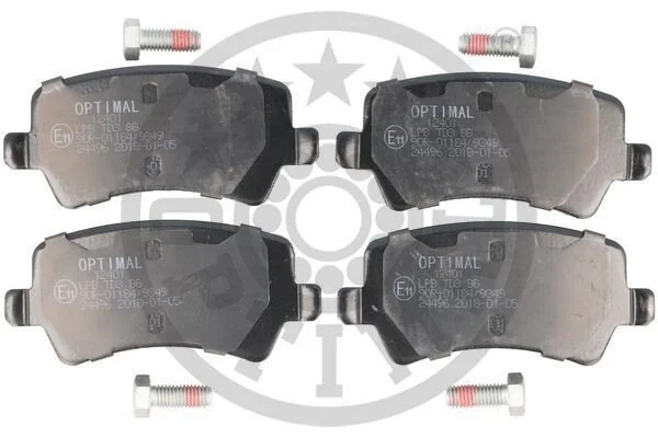 <strong>Гальмівні колодки дискові OPTIMAL BP-12401 (фото 1)</strong>
