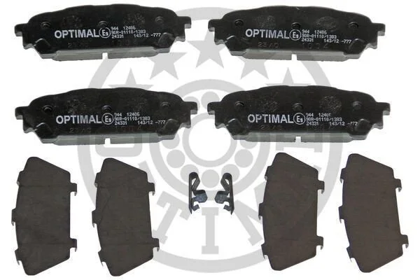 <strong>Гальмівні колодки дискові OPTIMAL BP-12406 (фото 1)</strong>