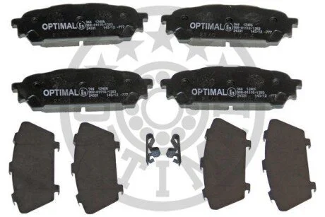 Гальмівні колодки дискові для OPTIMAL BP-12406 фото товара