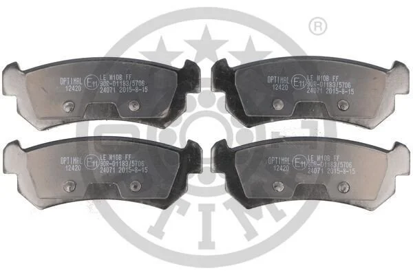 <strong>Гальмівні колодки дискові OPTIMAL BP-12420 (фото 1)</strong>