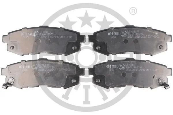 <strong>Гальмівні колодки дискові OPTIMAL BP-12421 (фото 1)</strong>
