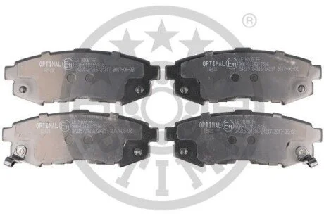 Гальмівні колодки дискові для Mazda OPTIMAL BP-12421 фото товару