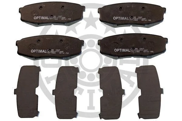 <strong>Гальмівні колодки дискові OPTIMAL BP-12427 (фото 1)</strong>