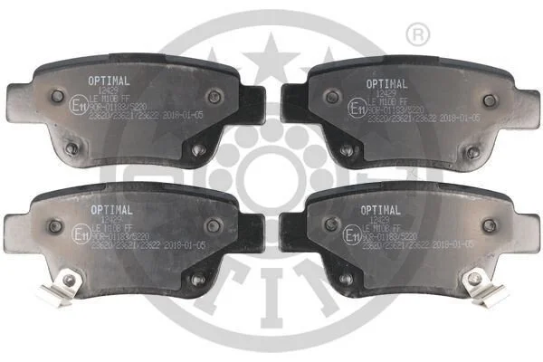 <strong>Гальмівні колодки дискові OPTIMAL BP-12429 (фото 1)</strong>