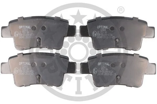 <strong>Гальмівні колодки дискові OPTIMAL BP-12431 (фото 1)</strong>
