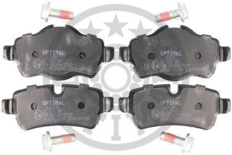 Гальмівні колодки дискові для OPTIMAL BP-12433 фото товара