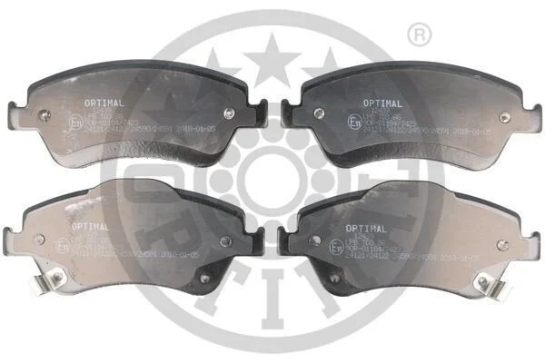 <strong>Гальмівні колодки дискові OPTIMAL BP-12439 (фото 1)</strong>