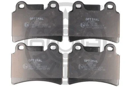 Гальмівні колодки дискові для OPTIMAL BP-12441 фото товару