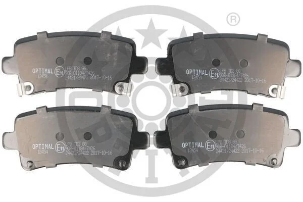 <strong>Гальмівні колодки дискові OPTIMAL BP-12454 (фото 1)</strong>