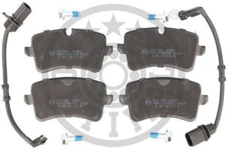 Гальмівні колодки дискові для OPTIMAL BP-12459 фото товару