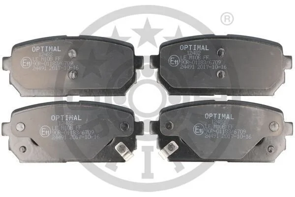 <strong>Гальмівні колодки дискові OPTIMAL BP-12482 (фото 1)</strong>