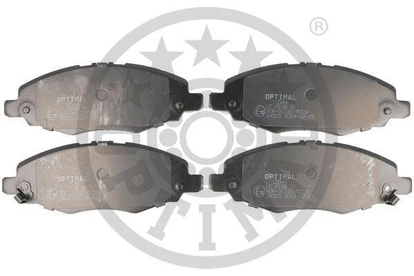 <strong>Гальмівні колодки дискові OPTIMAL BP-12544 (фото 1)</strong>