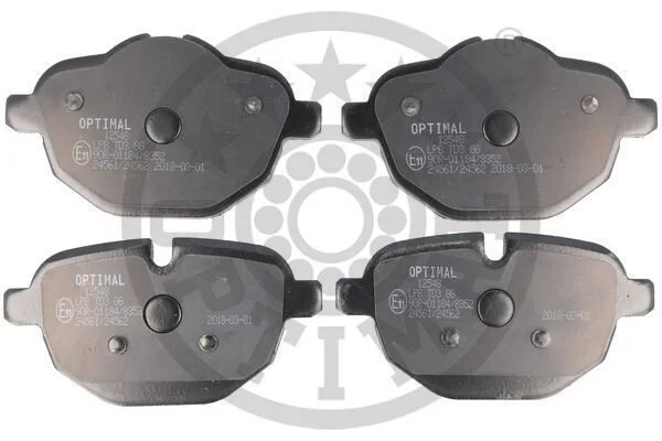 <strong>Гальмівні колодки дискові OPTIMAL BP-12548 (фото 1)</strong>