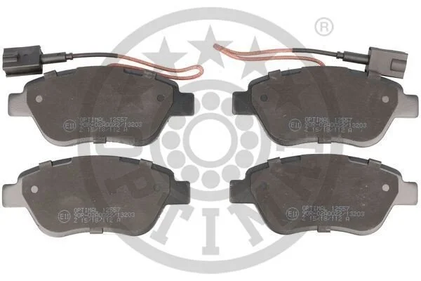 <strong>Гальмівні колодки дискові OPTIMAL BP-12557 (фото 1)</strong>