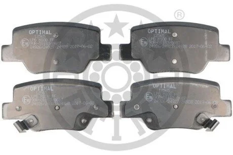 Гальмівні колодки дискові для OPTIMAL BP-12565 фото товару