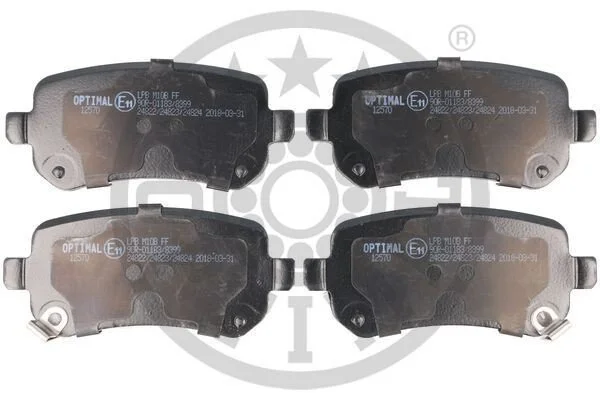 <strong>Гальмівні колодки дискові OPTIMAL BP-12570 (фото 1)</strong>