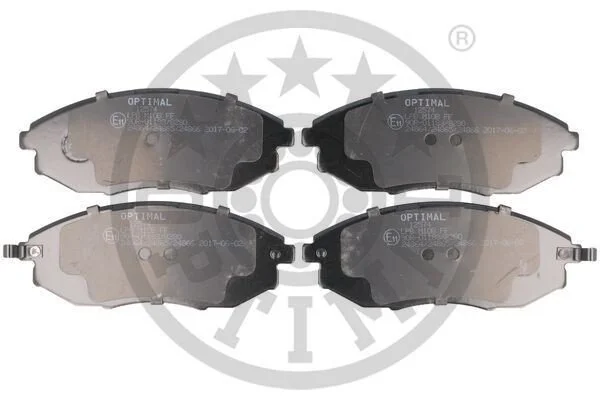 <strong>Гальмівні колодки дискові OPTIMAL BP-12574 (фото 1)</strong>