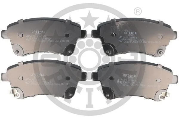 <strong>Гальмівні колодки дискові OPTIMAL BP-12575 (фото 1)</strong>