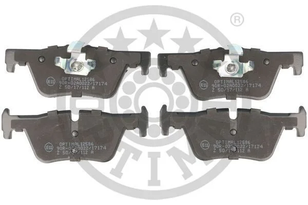 <strong>Гальмівні колодки дискові OPTIMAL BP-12586 (фото 1)</strong>