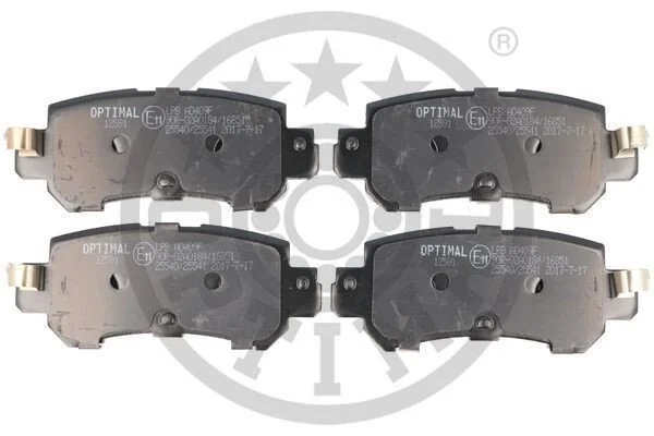 <strong>Гальмівні колодки дискові OPTIMAL BP-12591 (фото 1)</strong>
