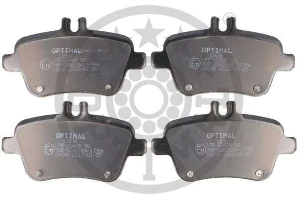 <strong>Гальмівні колодки дискові OPTIMAL BP-12606 (фото 1)</strong>