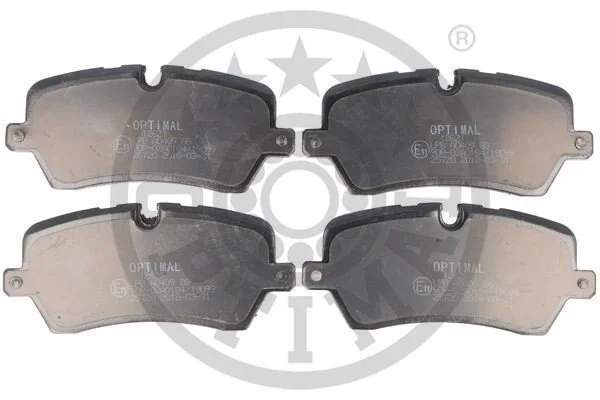 <strong>Гальмівні колодки дискові OPTIMAL BP-12621 (фото 1)</strong>