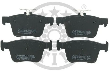 Гальмівні колодки дискові для OPTIMAL BP-12629 фото товара