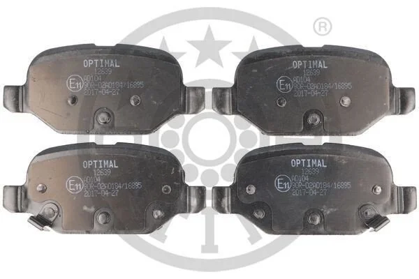 <strong>Гальмівні колодки дискові OPTIMAL BP-12639 (фото 1)</strong>