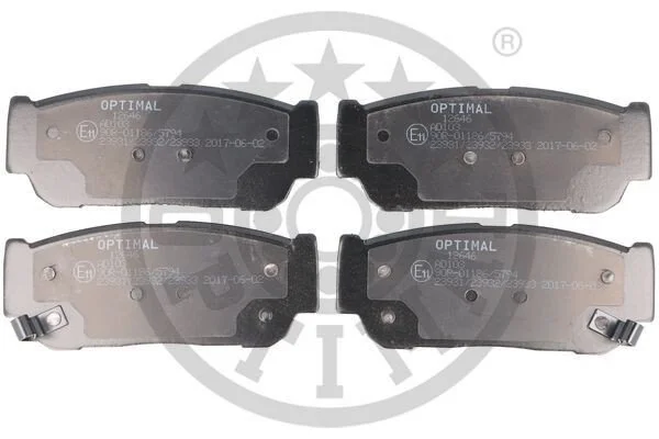 <strong>Гальмівні колодки дискові OPTIMAL BP-12646 (фото 1)</strong>