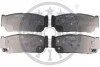 <strong>Гальмівні колодки дискові OPTIMAL BP-12646 (фото 1)</strong>