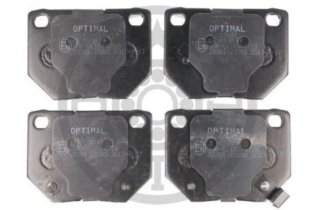 Гальмівні колодки дискові для Subaru OPTIMAL BP-12647 фото товару