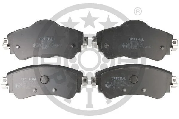 <strong>Гальмівні колодки дискові OPTIMAL BP-12667 (фото 1)</strong>