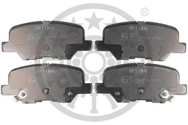 <strong>Гальмівні колодки дискові OPTIMAL BP-12675 (фото 1)</strong>