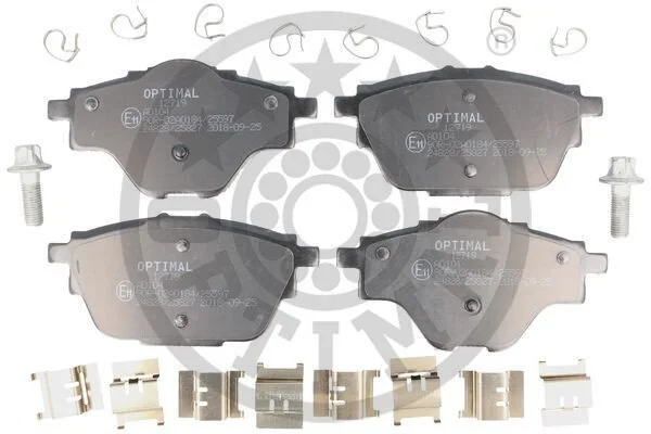<strong>Гальмівні колодки дискові OPTIMAL BP-12719 (фото 1)</strong>