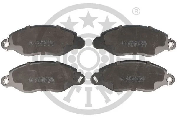 <strong>Гальмівні колодки дискові OPTIMAL BP-77212 (фото 1)</strong>