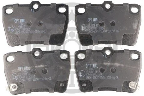 Гальмівні колодки дискові для OPTIMAL BP-83902 фото товару