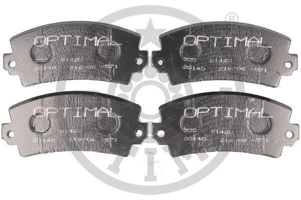 <strong>Гальмівні колодки дискові OPTIMAL BP-91422 (фото 1)</strong>