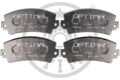 Гальмівні колодки дискові для Renault OPTIMAL BP-91422 фото товару