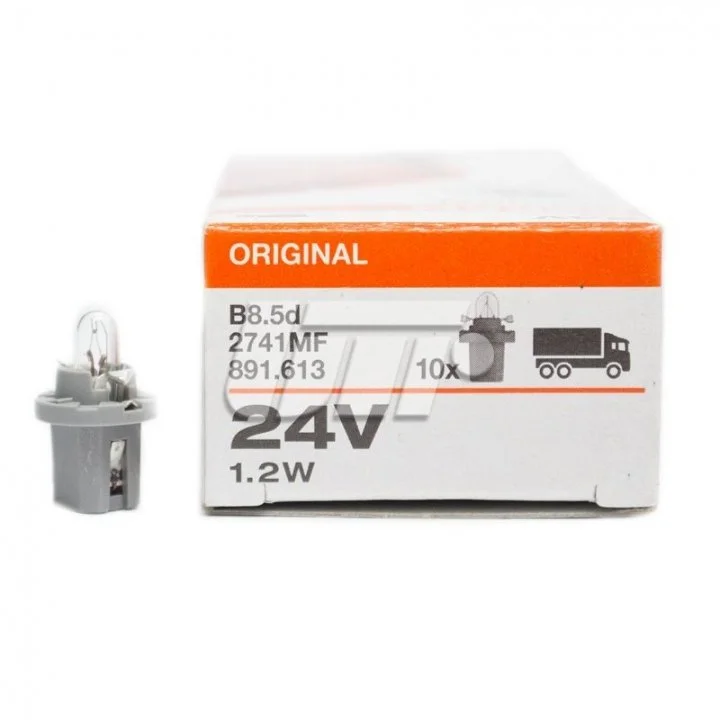 <strong>Лампа розжарювання BAX 24V 1 OSRAM 2741MF (фото 1)</strong>